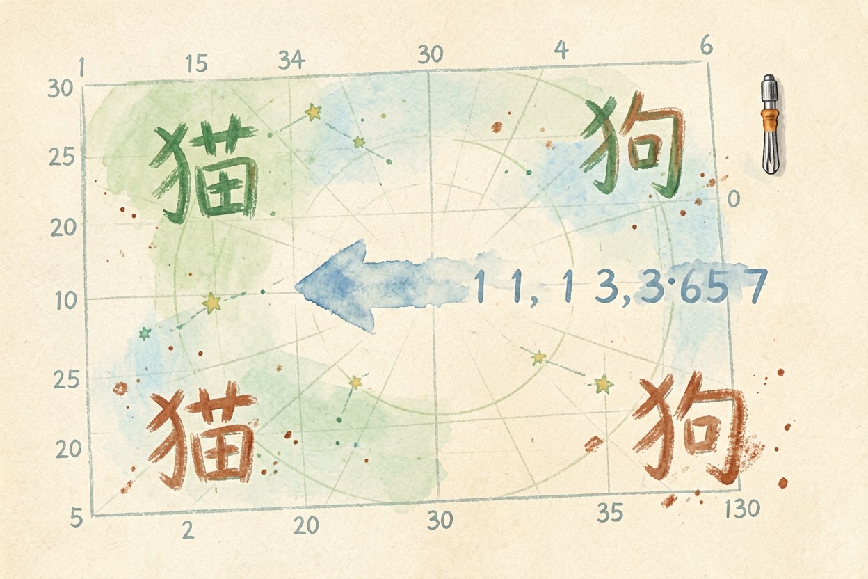 什么是 Embedding?把文字变成数字的那一步 — Learntide