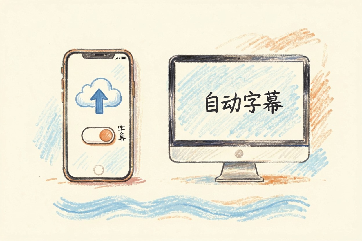 配图2平台发布页自动加字幕