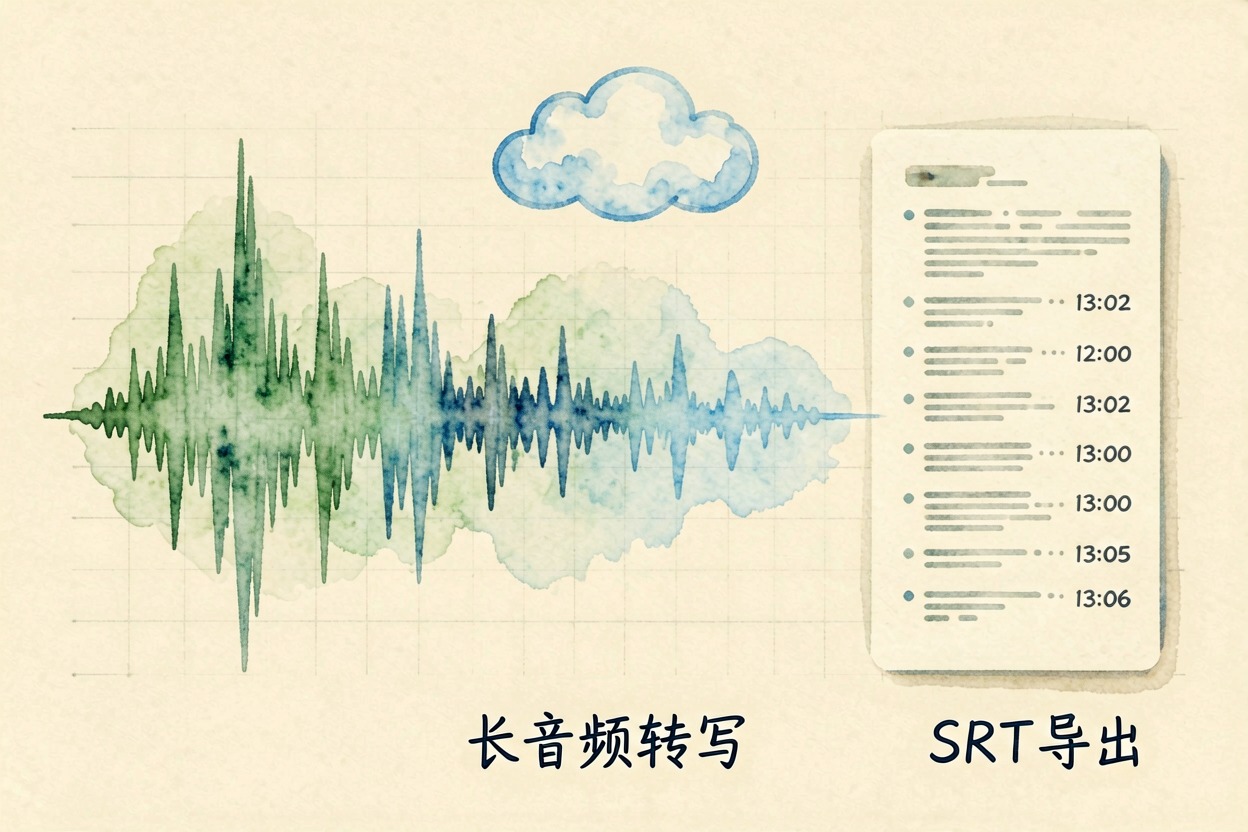 配图3在线转写与长音频处理