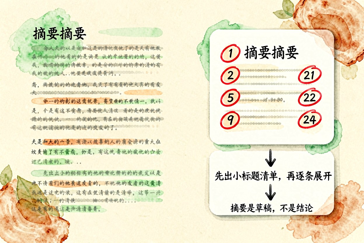 配图4摘要类插件的正确用法