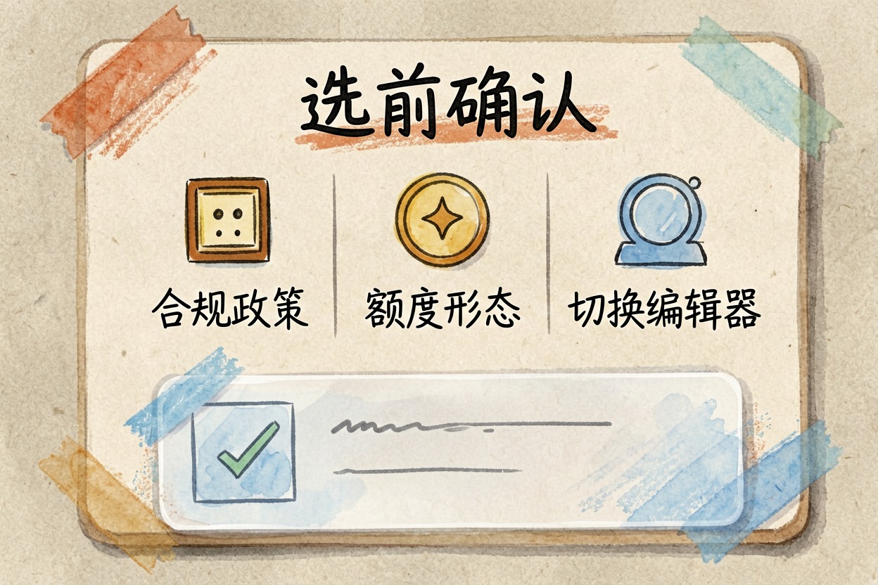 配图4选前确认与指令模板