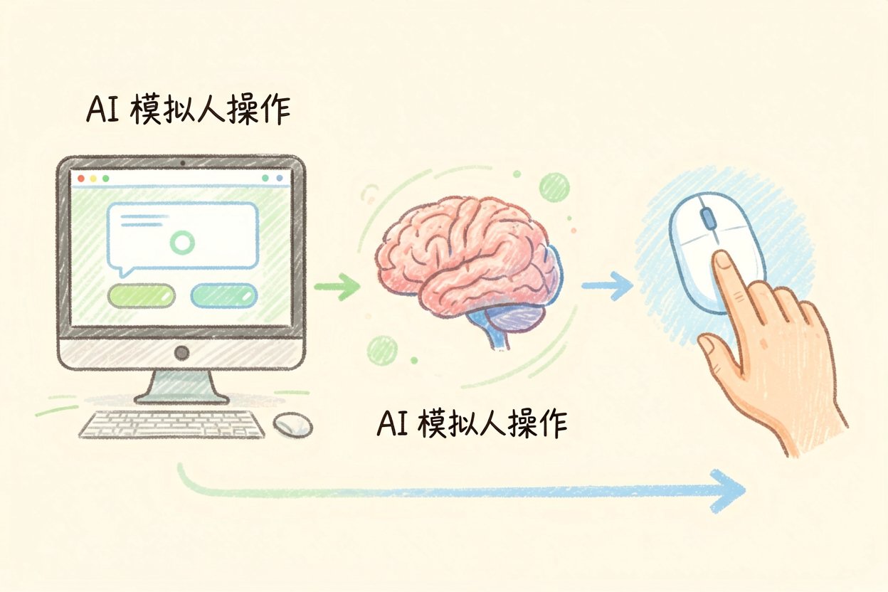 配图1AI 操控电脑:模型看懂屏幕自己点鼠标