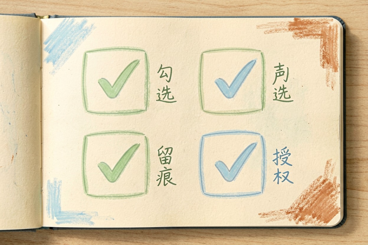 配图4自查清单与合规红线