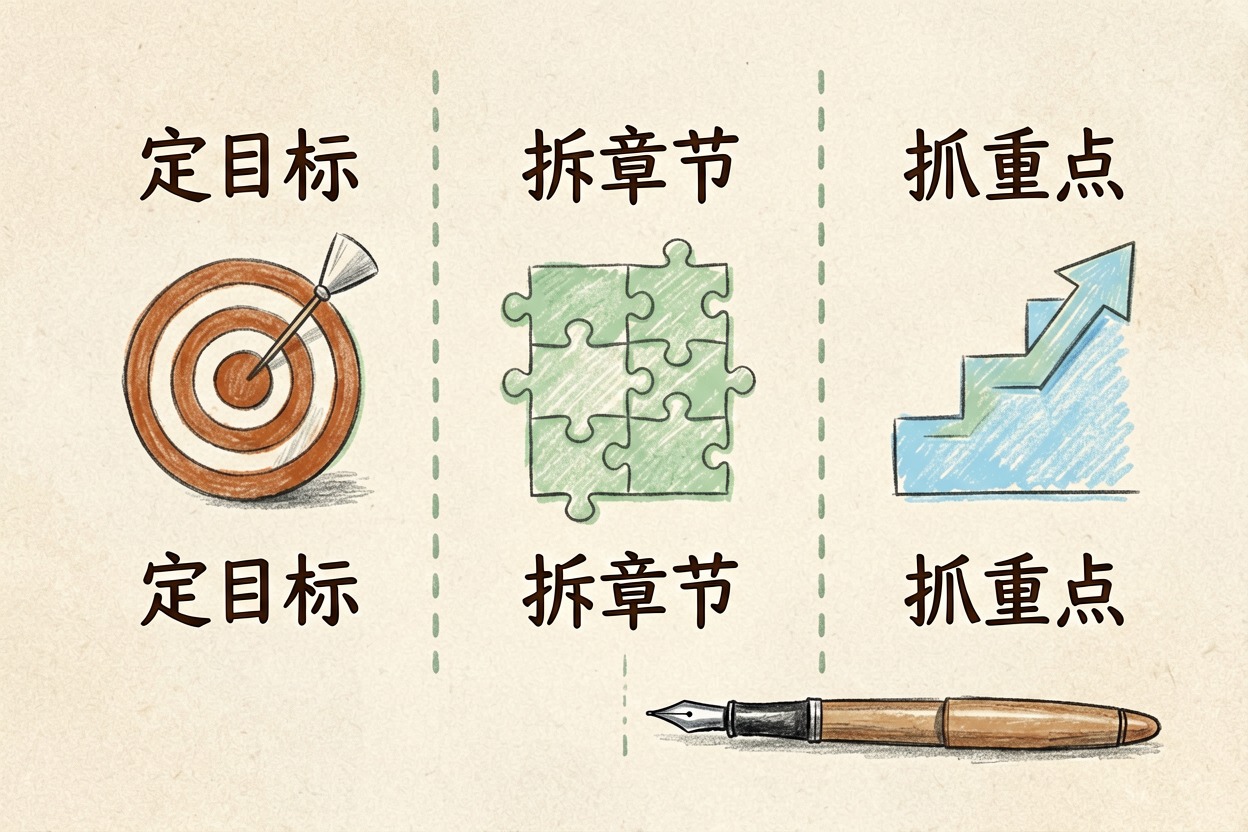 配图1明确目标与拆分条款