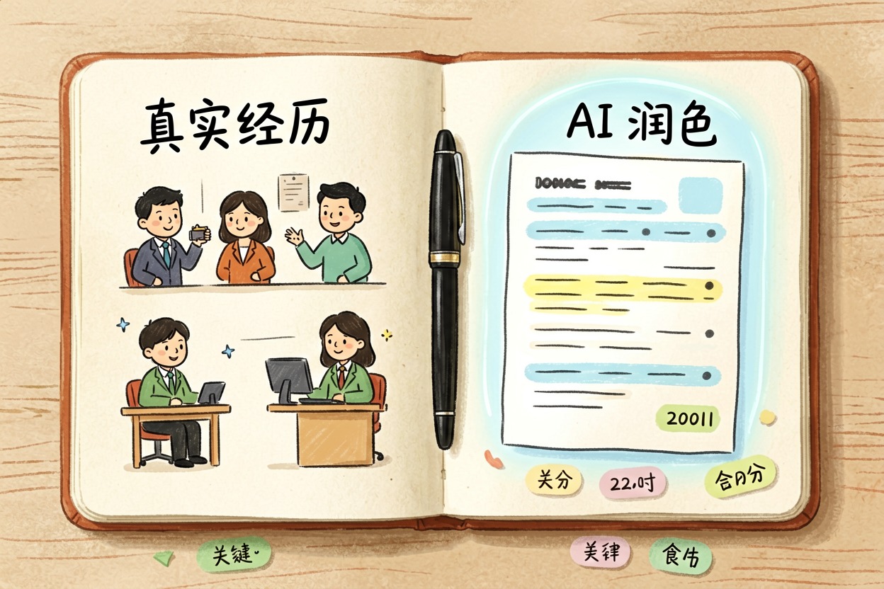 配图1AI 润色核心原则