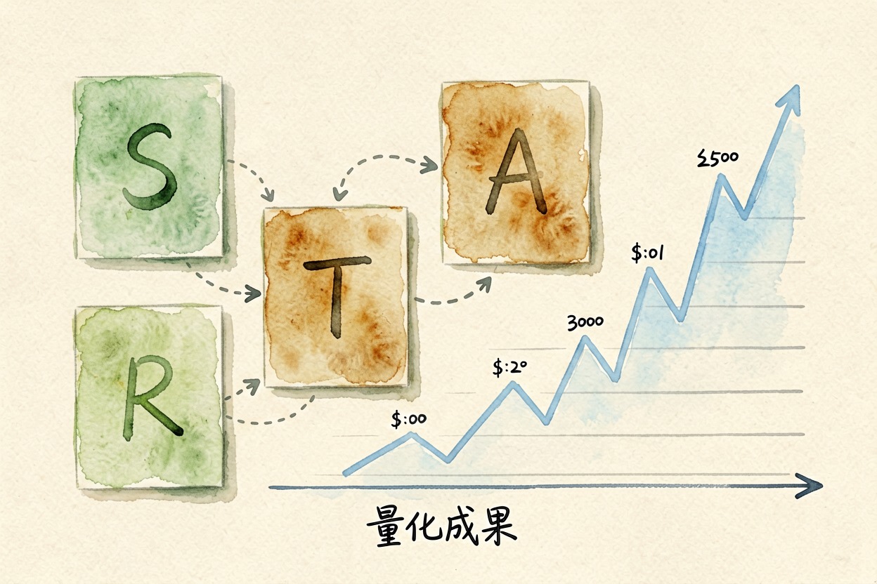 配图3STAR 法则重写经历