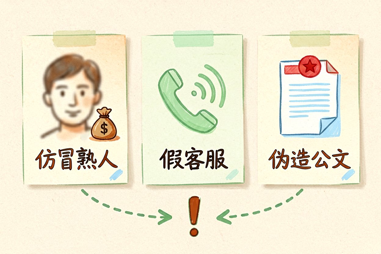 配图2三类高频骗局
