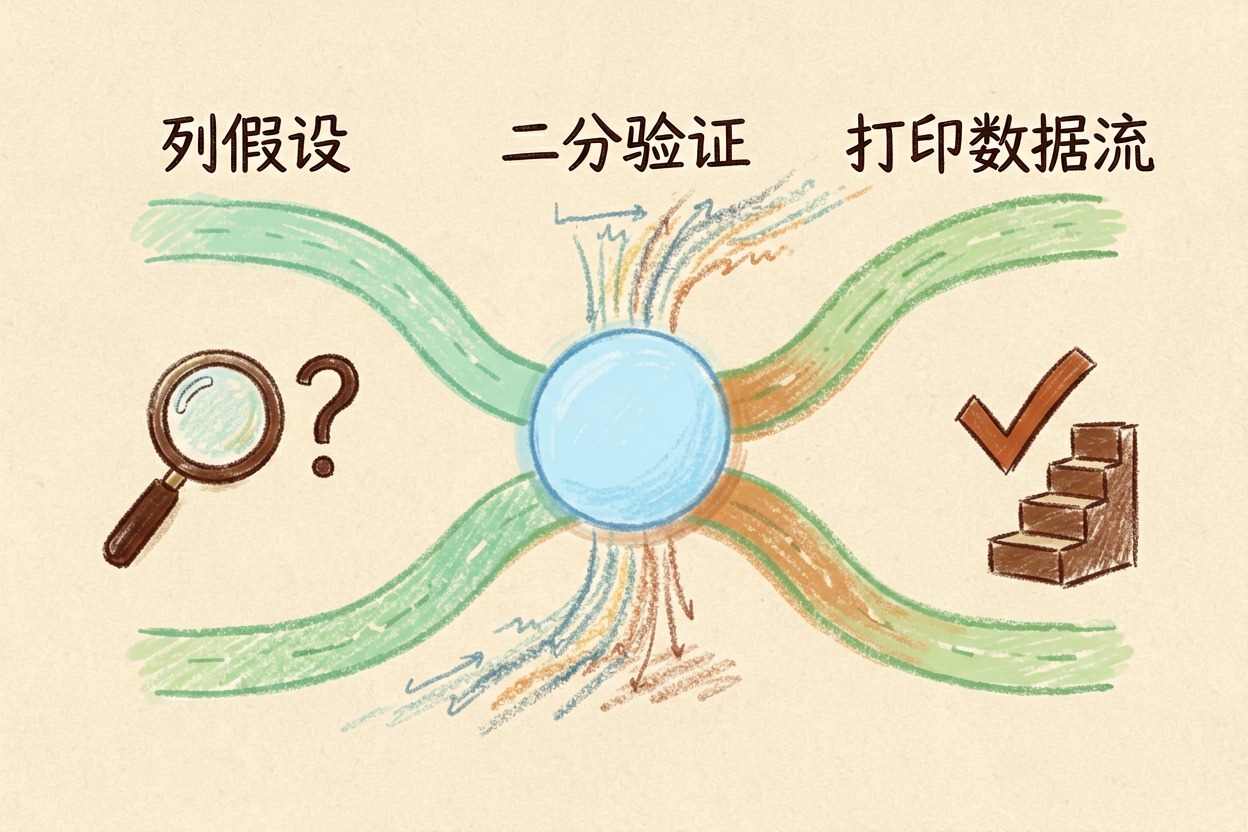 配图3假设先行与二分验证