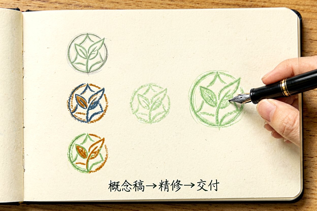 配图 1做 logo：要的是可控不是惊艳