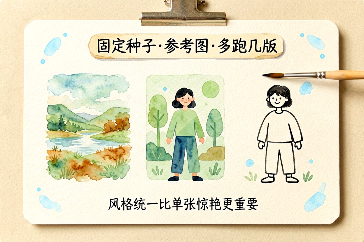 配图 3做插画：审美上限看模型