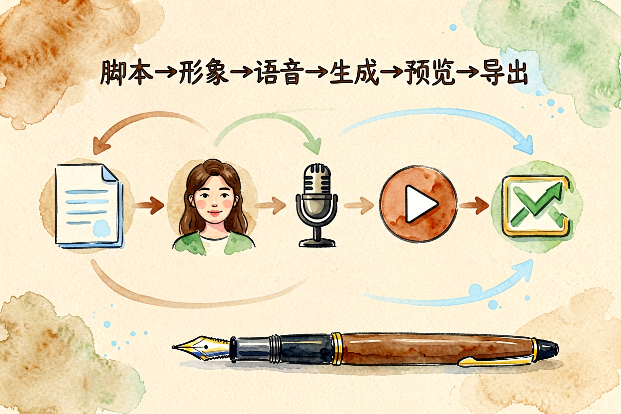 配图4脚本与视频生成