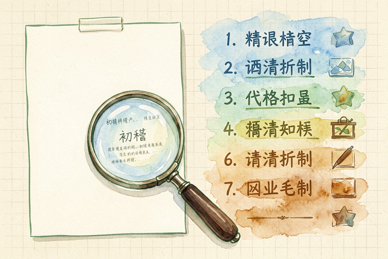 配图1AI 的定位与初稿生成