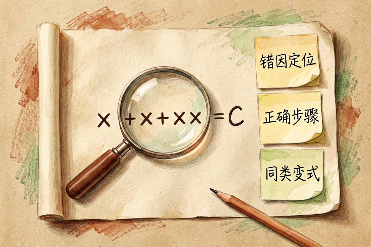 配图2错题分析与举一反三