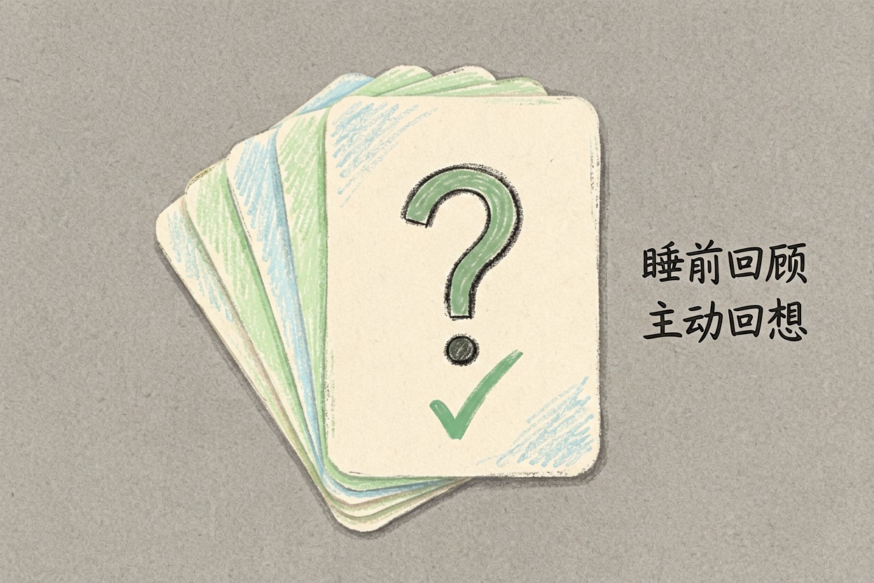 配图3记忆卡片与主动回忆