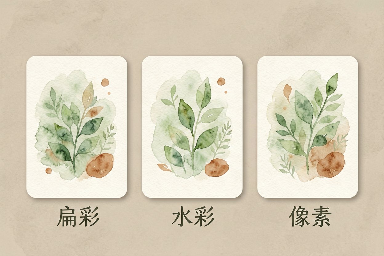 配图1先定风格