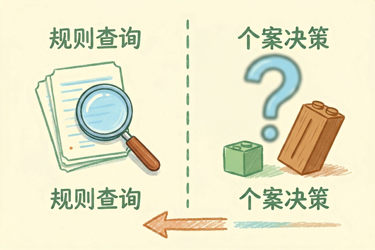 配图1查询与决策的分界线