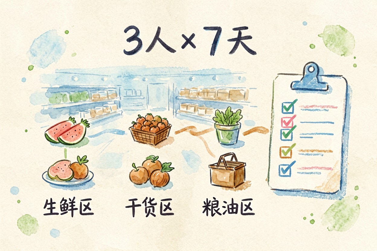 配图2按人数天数生成清单