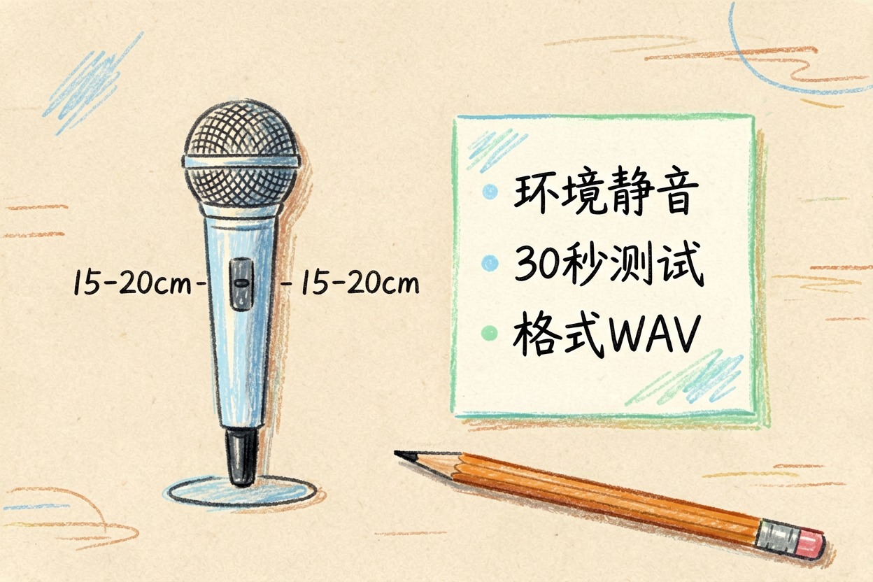 配图1会前准备与录音检查