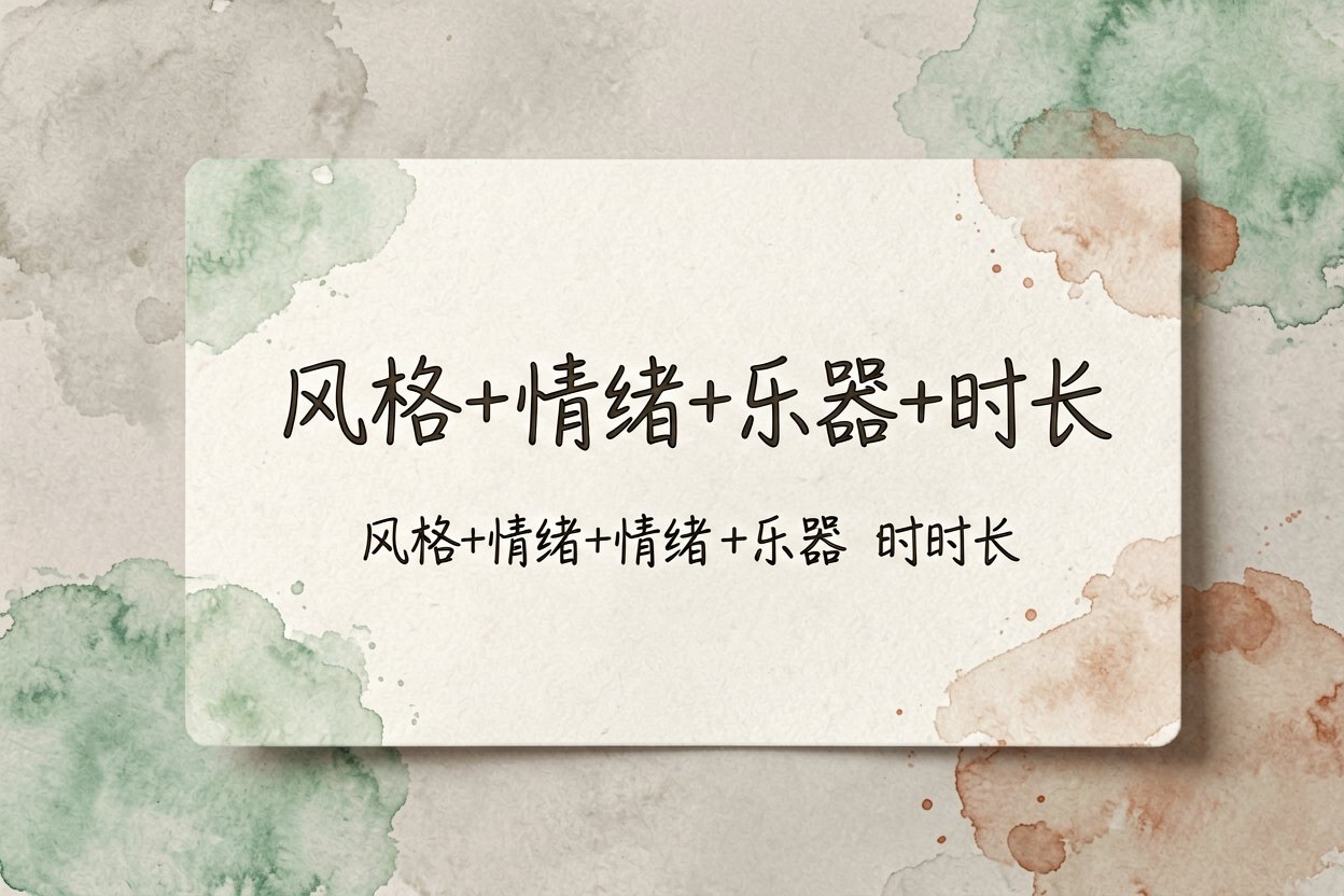 配图2写音乐提示词