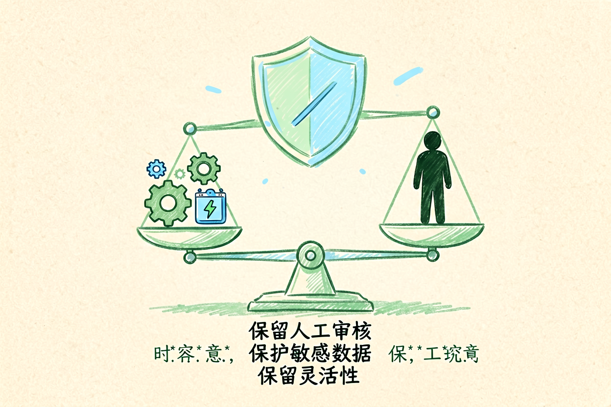 配图5注意事项与人工把关