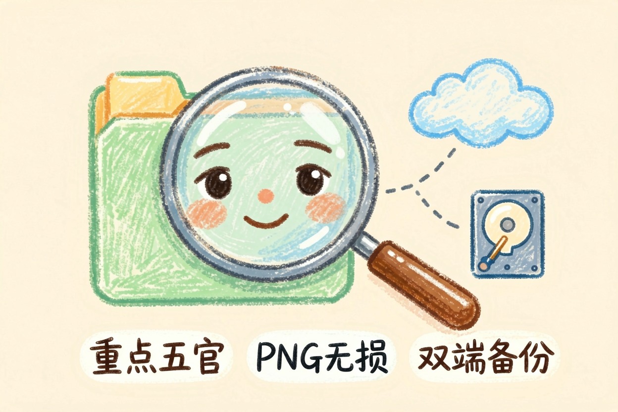 配图4人脸精修与无损导出