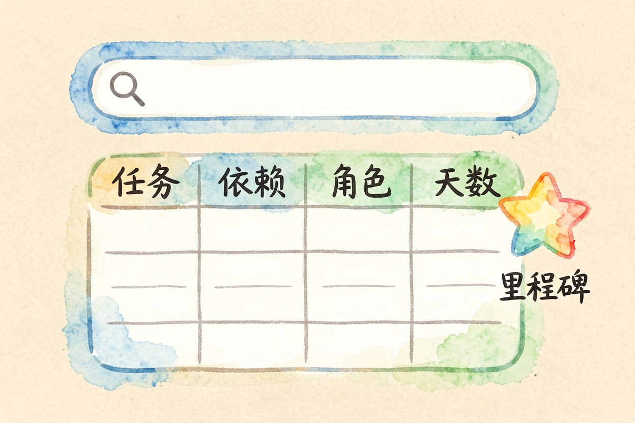 配图2提示词输入与排期生成