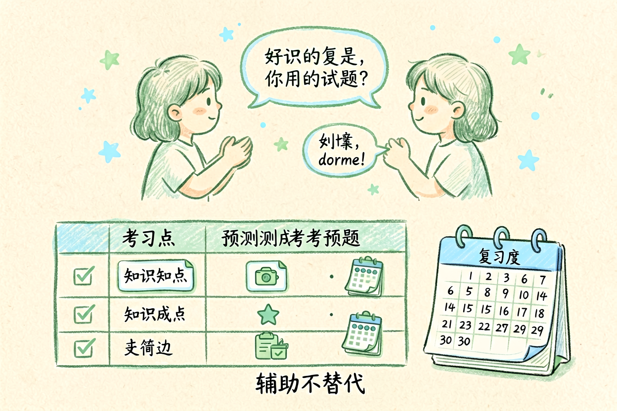 配图4语言学习与考试复习