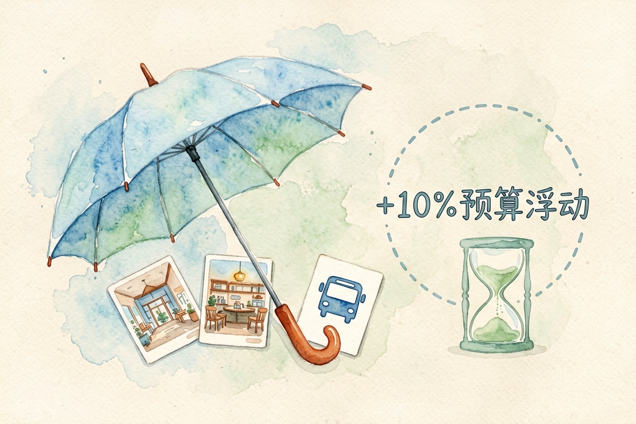 配图5雨天备选与缓冲预案