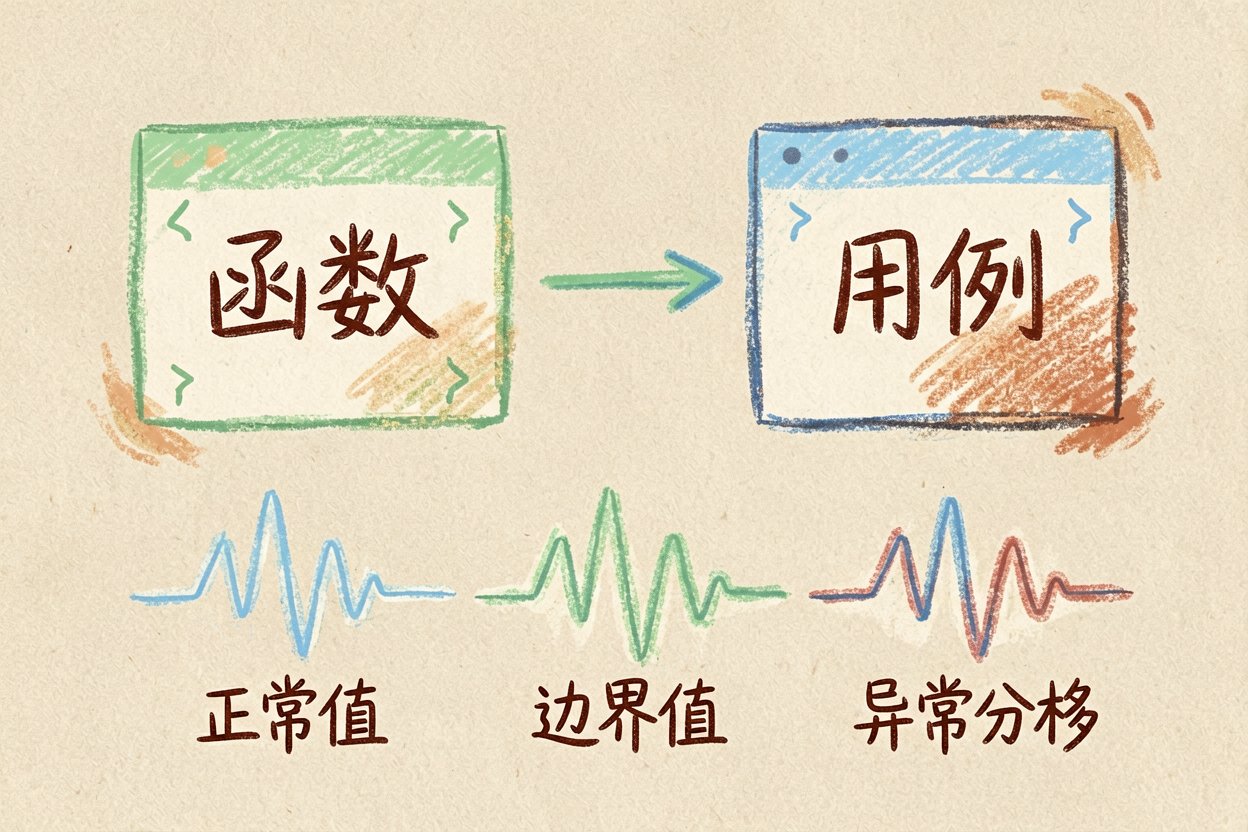 配图1AI 写单元测试:函数变用例