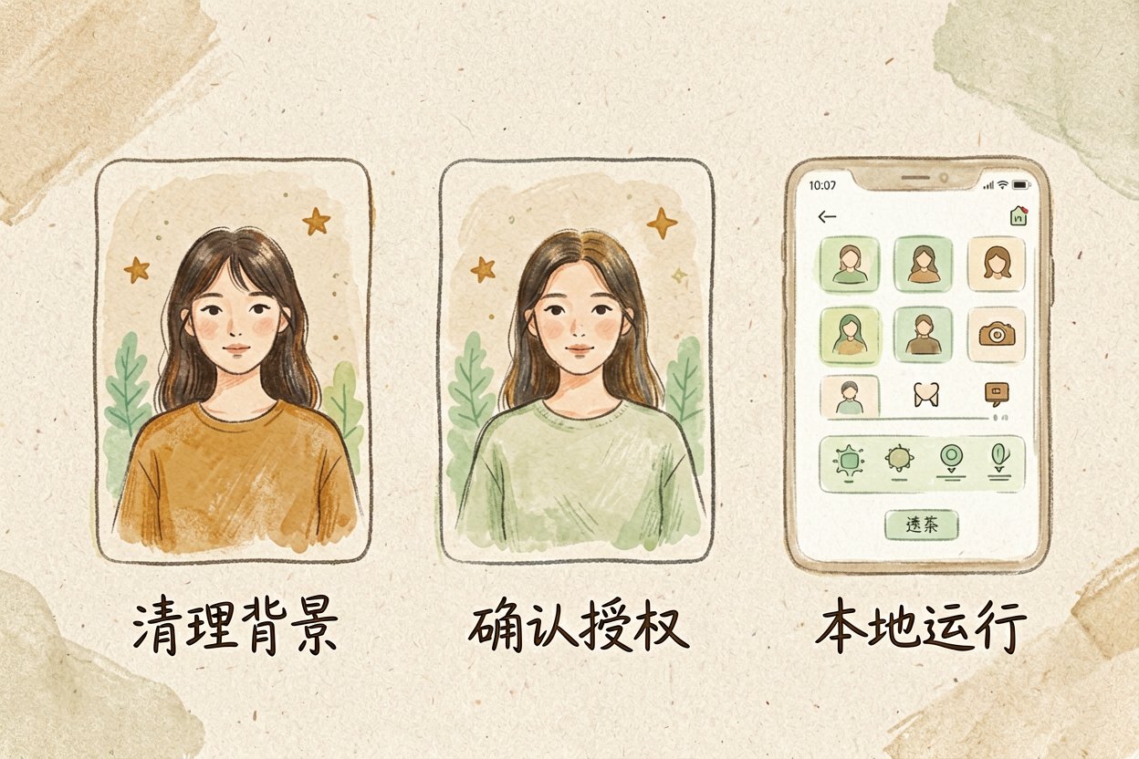 配图4隐私与授权:原图/商用/平台