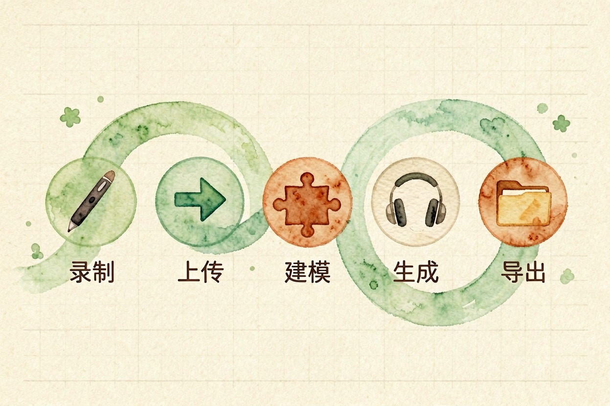 配图3克隆五步工作流