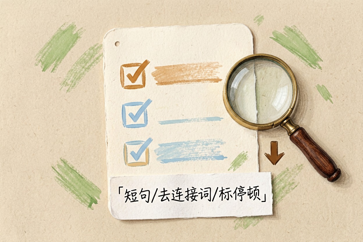 配图4选前避坑与口播稿改写