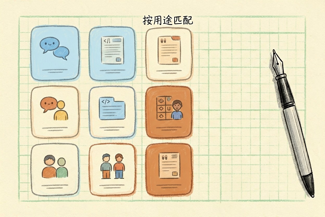 配图1厂商与模型分类一览