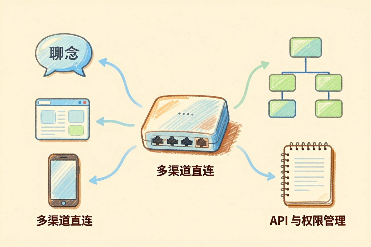 配图3发布渠道与团队协作