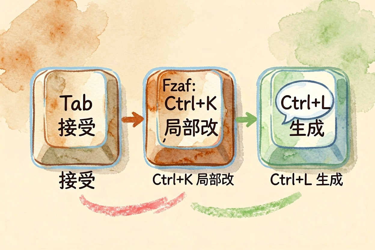 配图2核心快捷键指引
