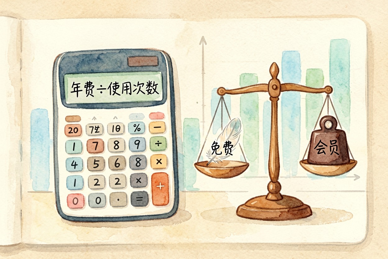 配图 2免费版与会员的价值账本