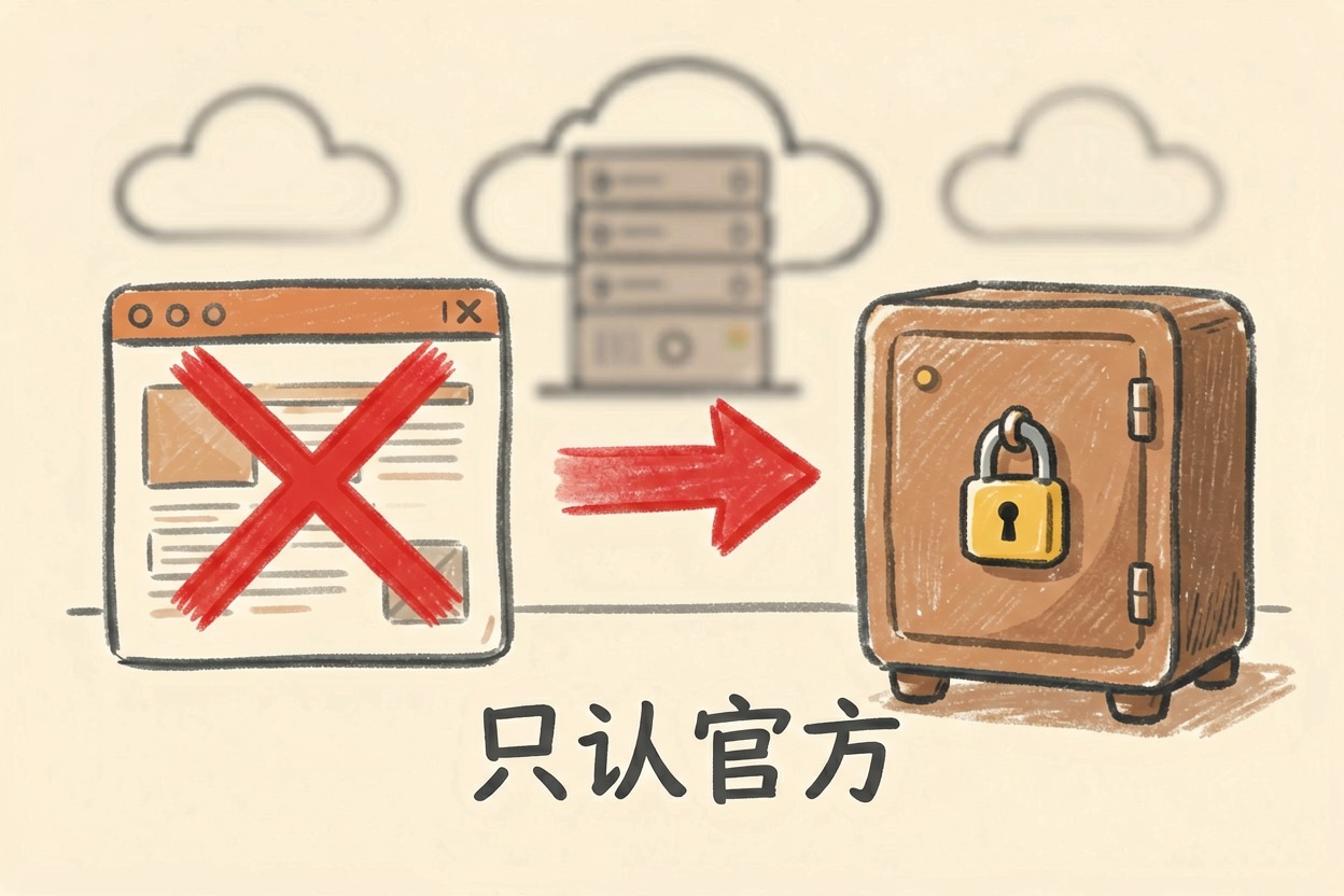 配图 4警惕仿冒网站与数据安全