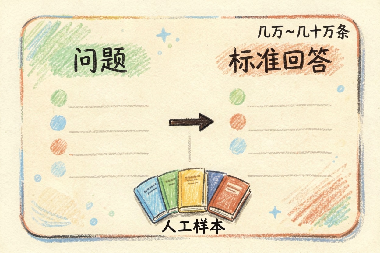 配图2指令微调：学会作答