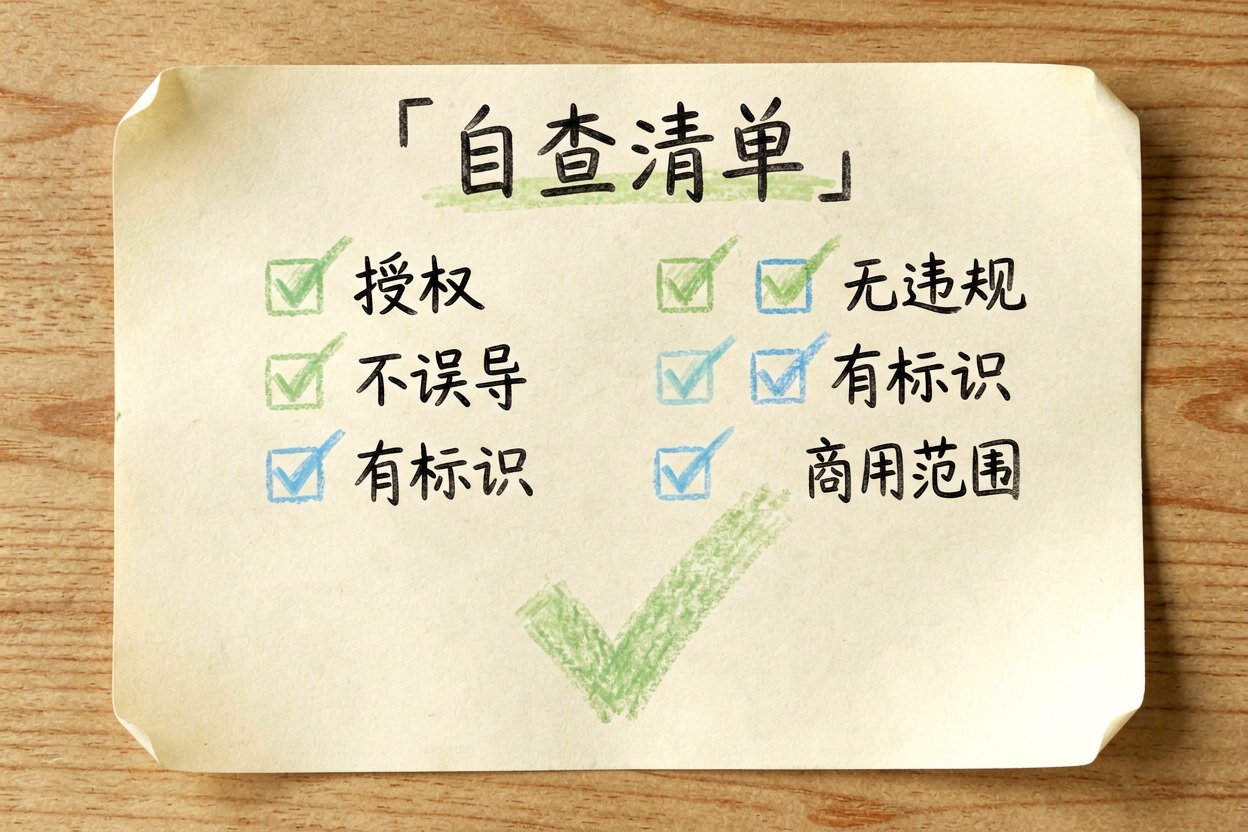 配图3发布前自查清单