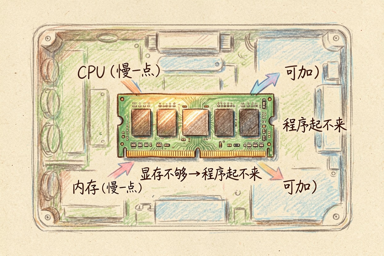 配图1显存是唯一瓶颈