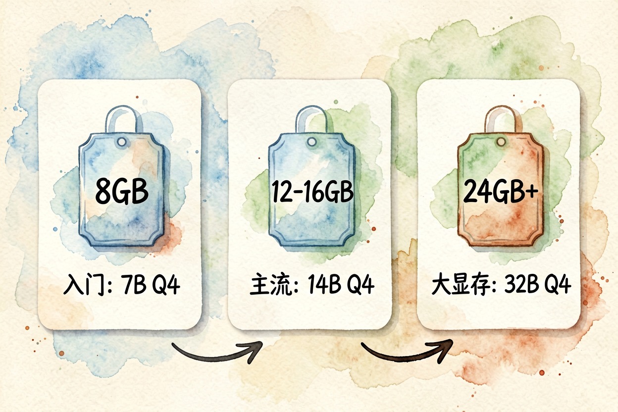 配图4显卡显存分三档