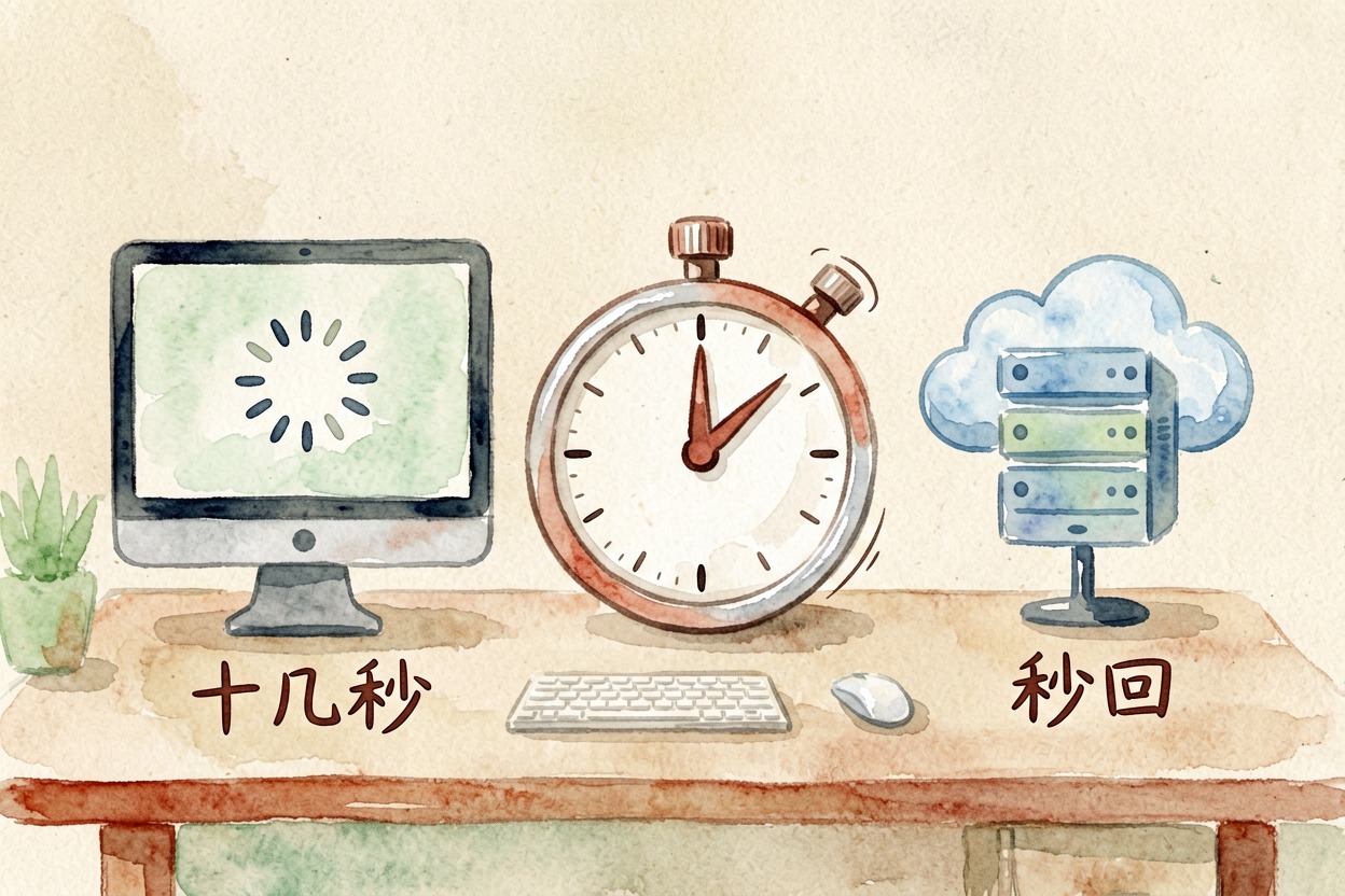 配图1速度差:等待感对比