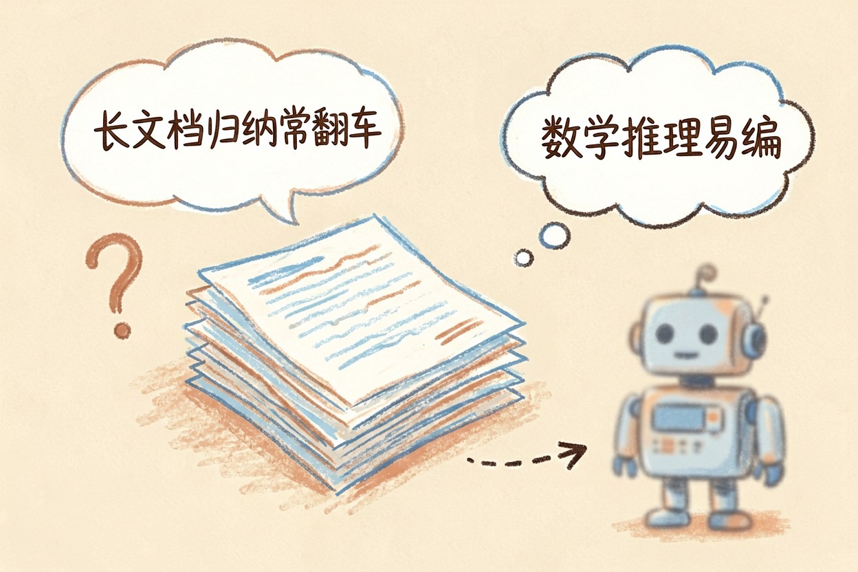 配图2能力边界:长文档与推理