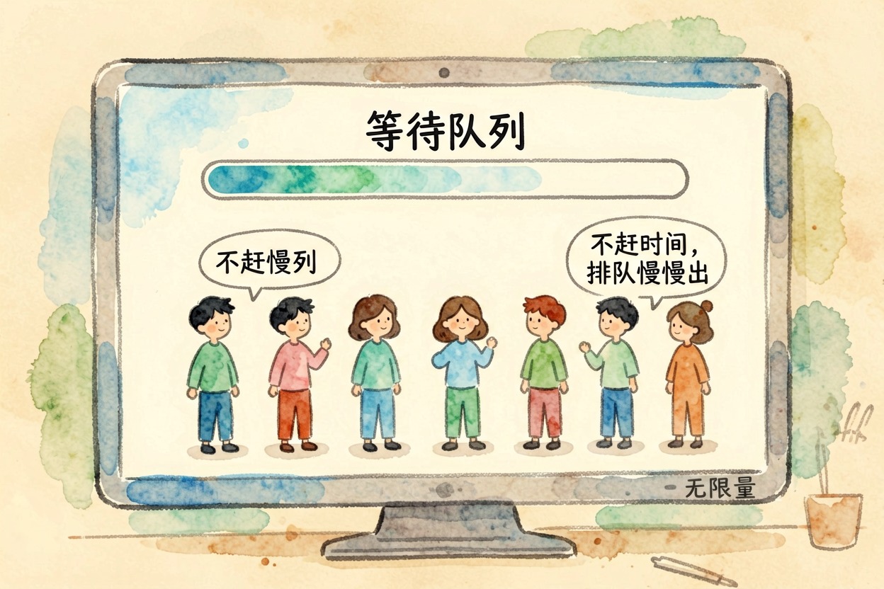 配图2标准档的放松队列