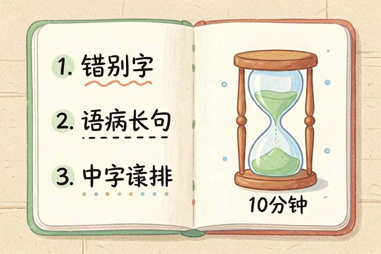 配图230秒自测三步