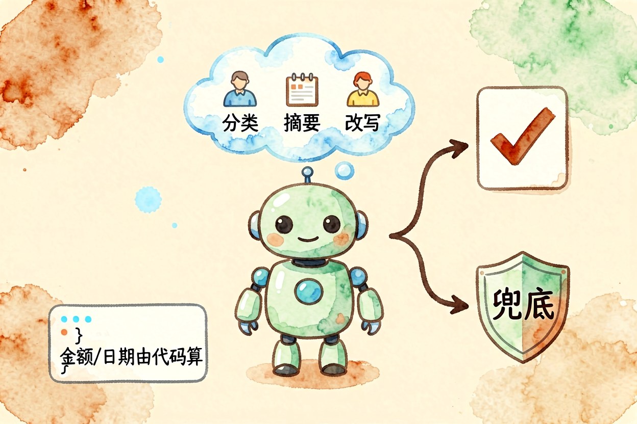 配图4把 AI 节点接进流程