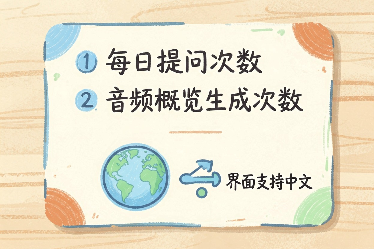 配图3免费额度与中文支持