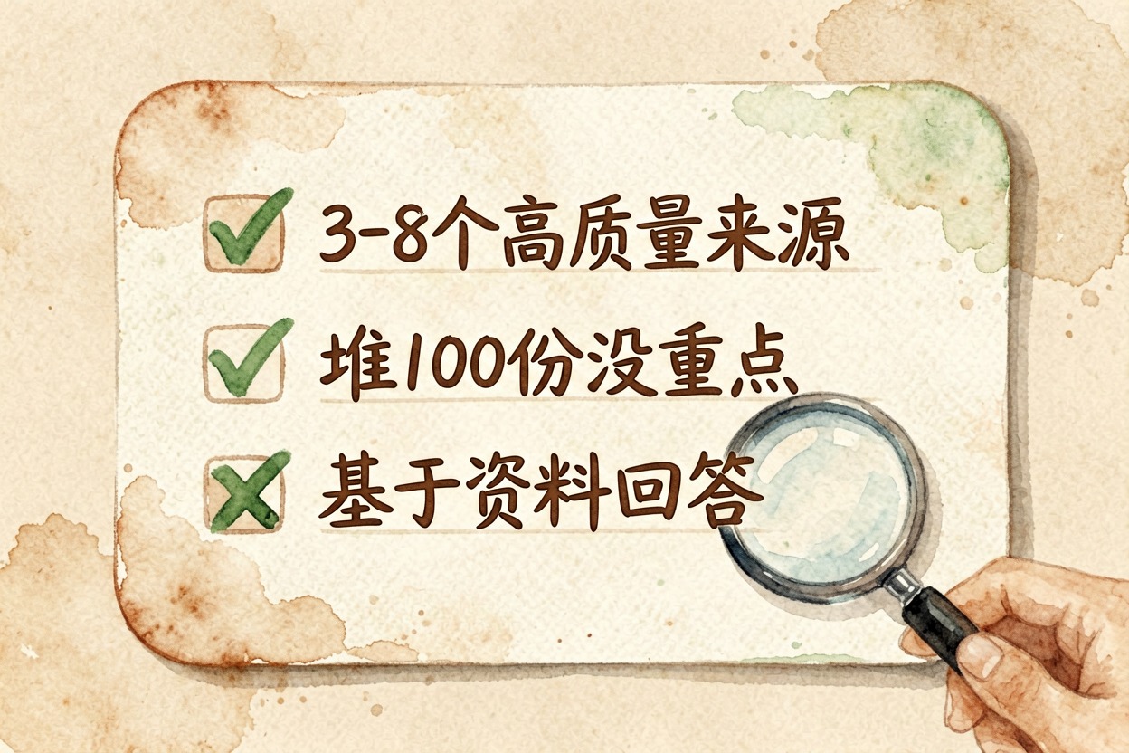 配图5整理技巧与避坑提示