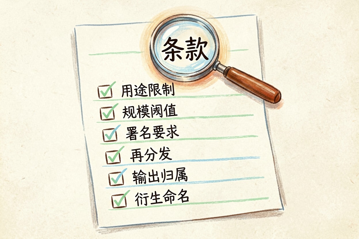 配图3商用前必查的六项条款