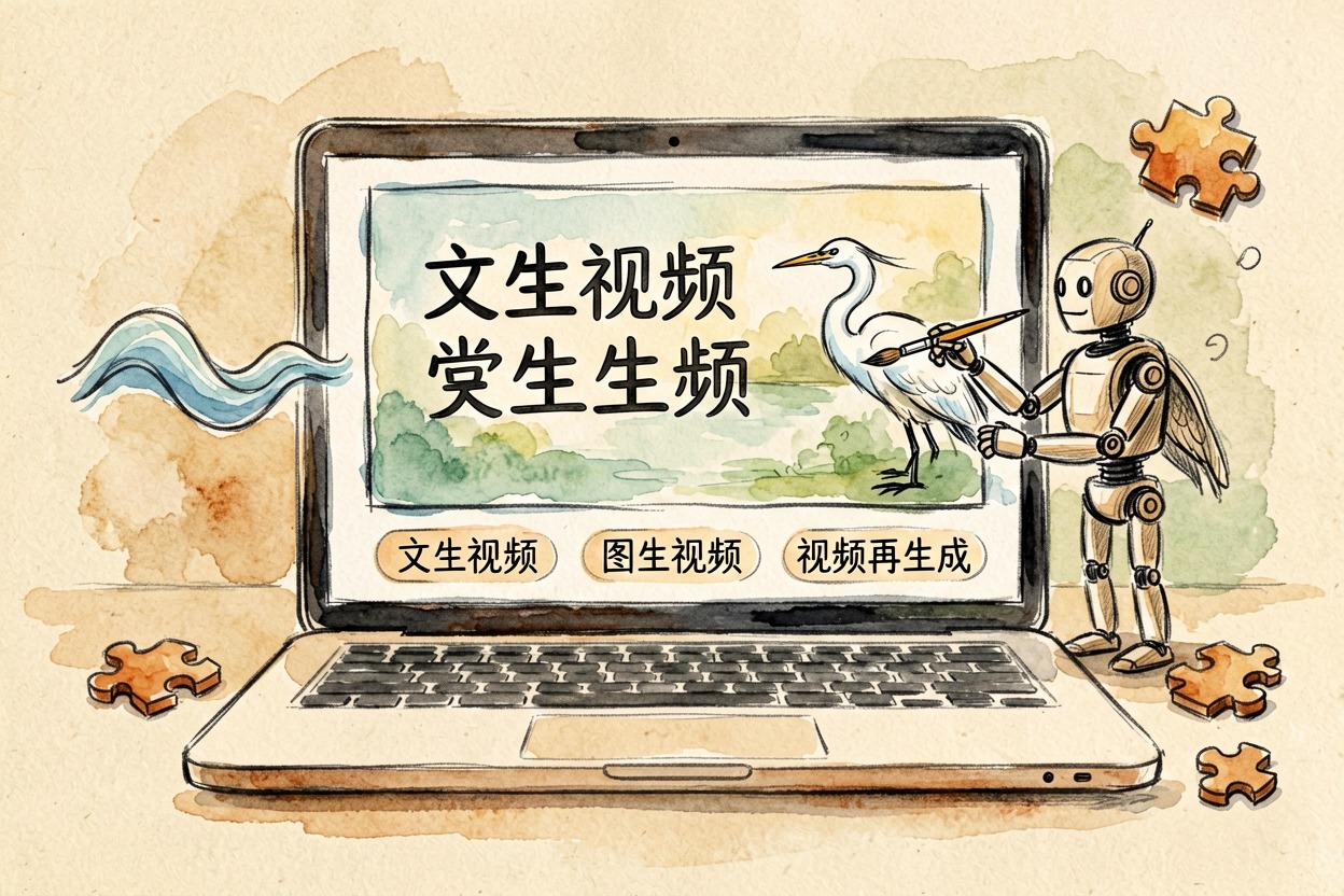 配图2视频生成与剪辑套件
